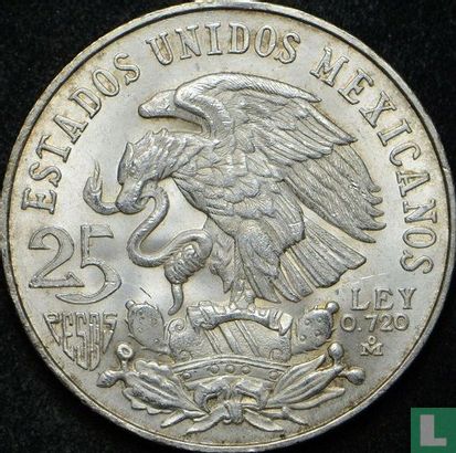 Mexico 25 pesos 1968 (type 3) "Summer Olympics in Mexico City" - Afbeelding 2