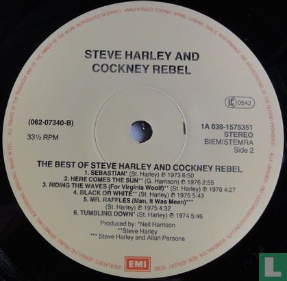 The Best of Steve Harley and Cockney Rebel  - Afbeelding 3