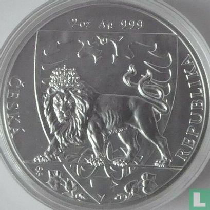 Niue 5 dollars 2020 (zilver) "Czech Lion" - Afbeelding 2