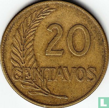 Peru 20 centavos 1942 (zonder S - type 1) - Afbeelding 2