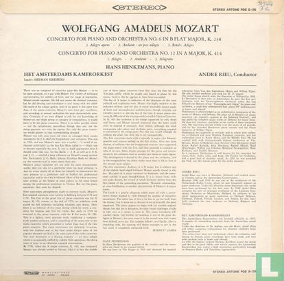 Mozart: Piano Concertos No. 6 & No. 12 - Afbeelding 2