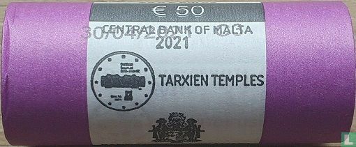 Malta 2 Euro 2021 (Rolle) "Tarxien temples" - Bild 3