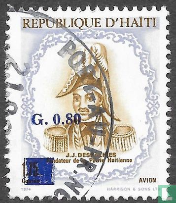 Jean-Jacques Dessalines mit Aufdruck