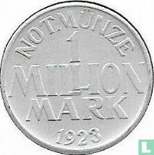 Menden 1 million mark 1923 (sans trou) - Image 1