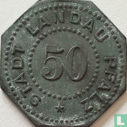 Landau 50 pfennig - Afbeelding 1
