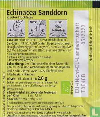 Echinacea Sanddorn   - Afbeelding 2