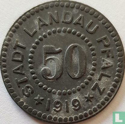 Landau 50 pfennig 1919 - Afbeelding 1