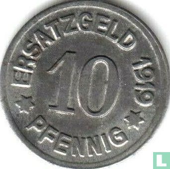 Zeitz 10 pfennig 1919 - Afbeelding 1