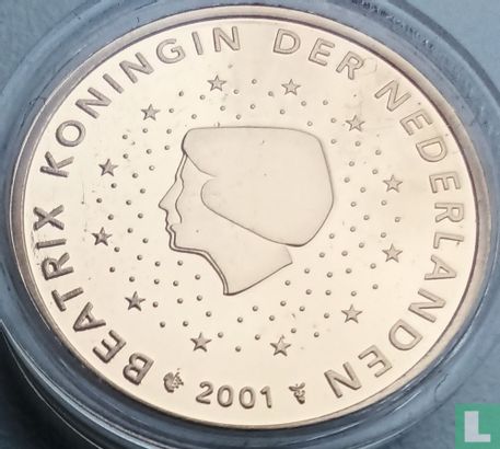 Nederland 50 cent 2001 (PROOF) - Afbeelding 1