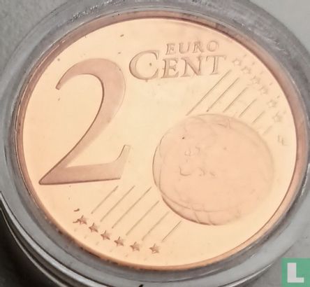 Netherlands 2 cent 1999 (PROOF) - Image 2