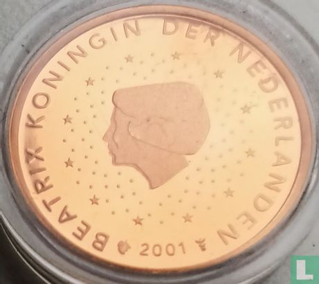 Netherlands 2 cent 2001 (PROOF) - Image 1