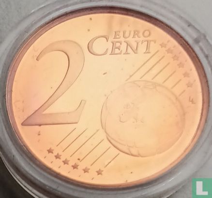 Nederland 2 cent 2001 (PROOF) - Afbeelding 2
