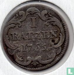 Bazel 1 batzen 1765 - Afbeelding 1