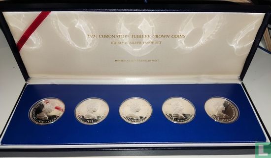 Plusieurs pays coffret 1978 (BE) "25th anniversary Coronation of Queen Elizabeth II" - Image 1