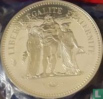Frankreich 50 Franc 1975 (Piedfort - Silber) - Bild 2