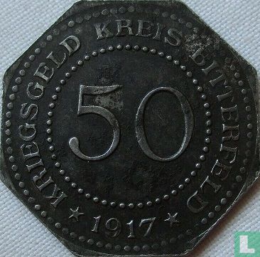 Bitterfeld 50 pfennig 1917 (ijzer) - Afbeelding 1