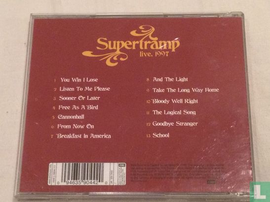 Supertramp live, 1997 - Afbeelding 2