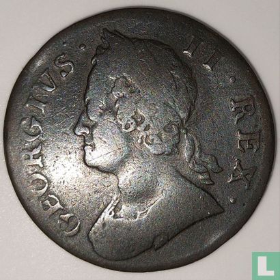 Verenigd Koninkrijk ½ penny 1754 - Afbeelding 2