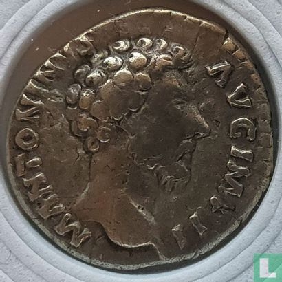 Roman Empire 1 denarius ND (163-164) - Image 1