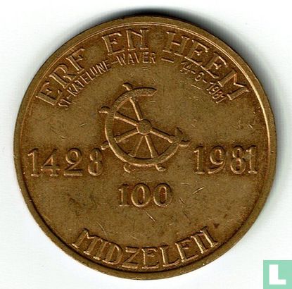 België 100 midzelen 1981 - Sint-Katelijne - Waver - Image 1
