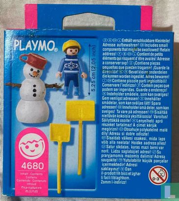 Playmobil Kind met Sneeuwpop / Snowman with Child - Afbeelding 2