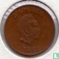 Zambie 1 ngwee 1982 - Image 1