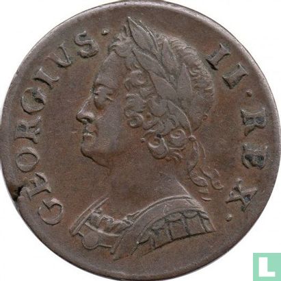 Royaume-Uni ½ penny 1753 - Image 2