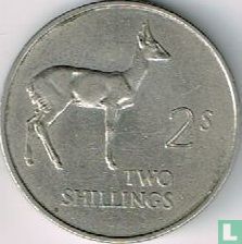 Zambie 2 shillings 1966 - Image 2