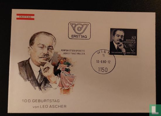 100e geboortejaar Leo Ascher - Afbeelding 1
