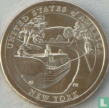 United States 1 dollar 2021 (D) "New York" - Image 1