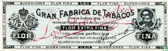 Flor Extra Fina - Gran Fabrica de Tabacos - Los Fabricantes - Afbeelding 1