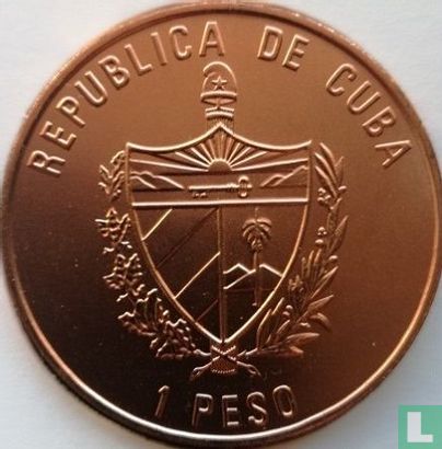 Cuba 1 peso 1992 (cuivre) "25th anniversary Death of Ernesto Guevara" - Image 2