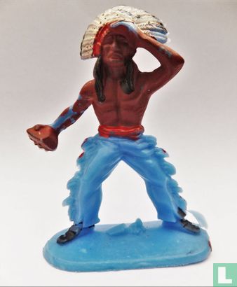 Chief with stone (blue) - Image 1