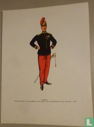 Uniformen van de gezondheidsdienst nr 24 Dirigerend officier van gezondheid van 2de klasse (groot dienstuniform bij het voetvolk) - 1912 - Image 1