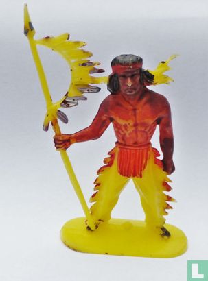 Indianer auf Wache (gelb) - Bild 1