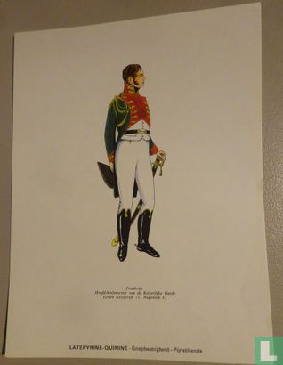 Uniformen van de gezondheidsdienst nr 10 de Keizerlijke garde * Eerste Keizerrijk (V. Napoleon I) - Afbeelding 1