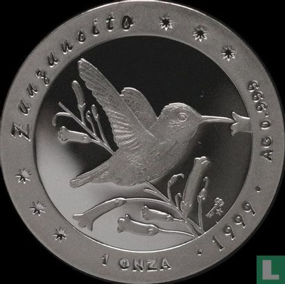 Cuba 10 pesos 1999 (PROOF) "Bee hummingbird" - Image 1