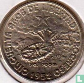 Cuba 20 centavos 1952 "50th anniversary of the Republic" - Image 1