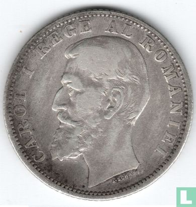 Roemenië 1 leu 1900 - Afbeelding 2
