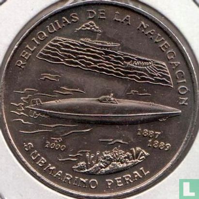 Kuba 1 Peso 2000 "Submarine Peral" - Bild 1