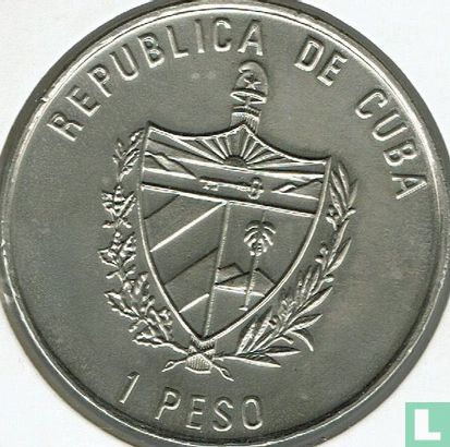 Cuba 1 peso 2000 "Sailing ship Galatea" - Afbeelding 2