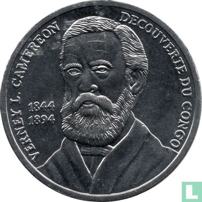 Congo-Kinshasa 50 centimes 2002 "Verney L. Camereon" - Image 2
