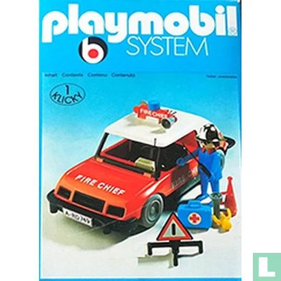 Playmobil Brandweercommandant Auto / Fire Chief Car - Image 1