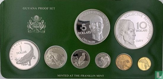 Guyana KMS 1980 (PP - 8 Münzen) - Bild 1