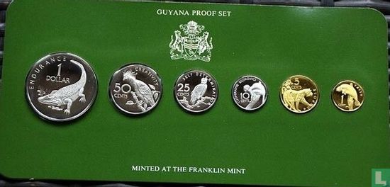 Guyana jaarset 1976 (PROOF - 6 munten) - Afbeelding 1