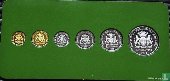 Guyana jaarset 1976 (PROOF - 6 munten) - Afbeelding 2