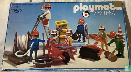 Playmobil bouwvakkers / Construction Workers - Afbeelding 1