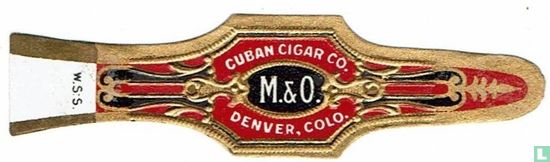 M. & O. Cuban Cigar Co. Denver, Colo. - Afbeelding 1