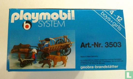 Playmobil Ossenwagen / Ox Card - Afbeelding 2