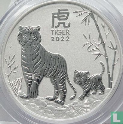 Australia 2 dollars 2022 (colourless) "Year of the Tiger" - Image 1